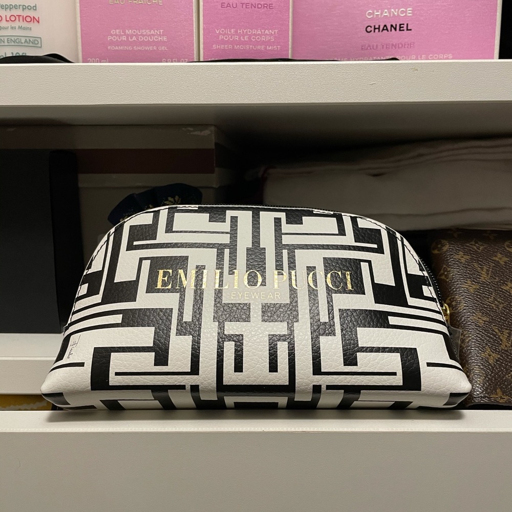 Emilio Pucci Sunglass/Beauty Case